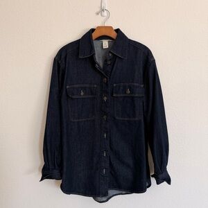 H&M Navy Denim Shirt